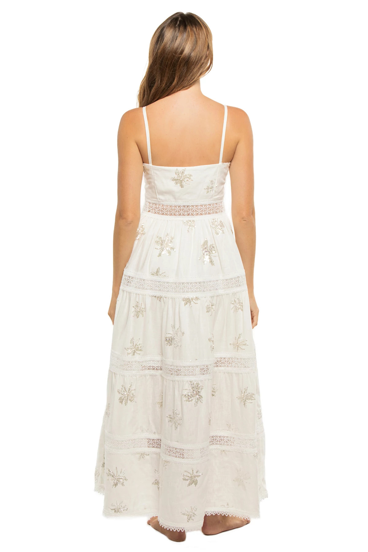 WHITE Antonella Maxi Dress image number 2