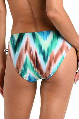 MULTI Chevron Print Tie Side Bikini Bottom