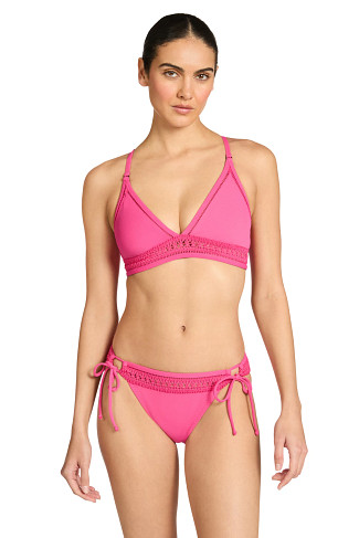 STRAWBERRY Crochet Triangle Bikini Top