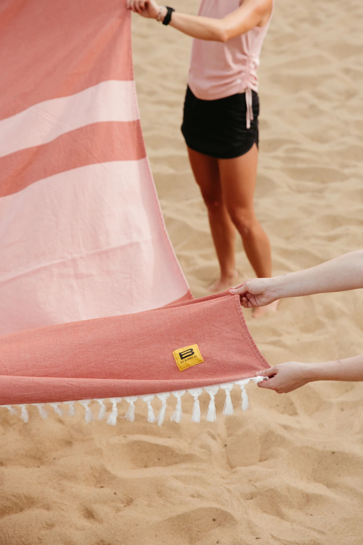 WATERMELON STRIPES Beachy Blanket image number 5