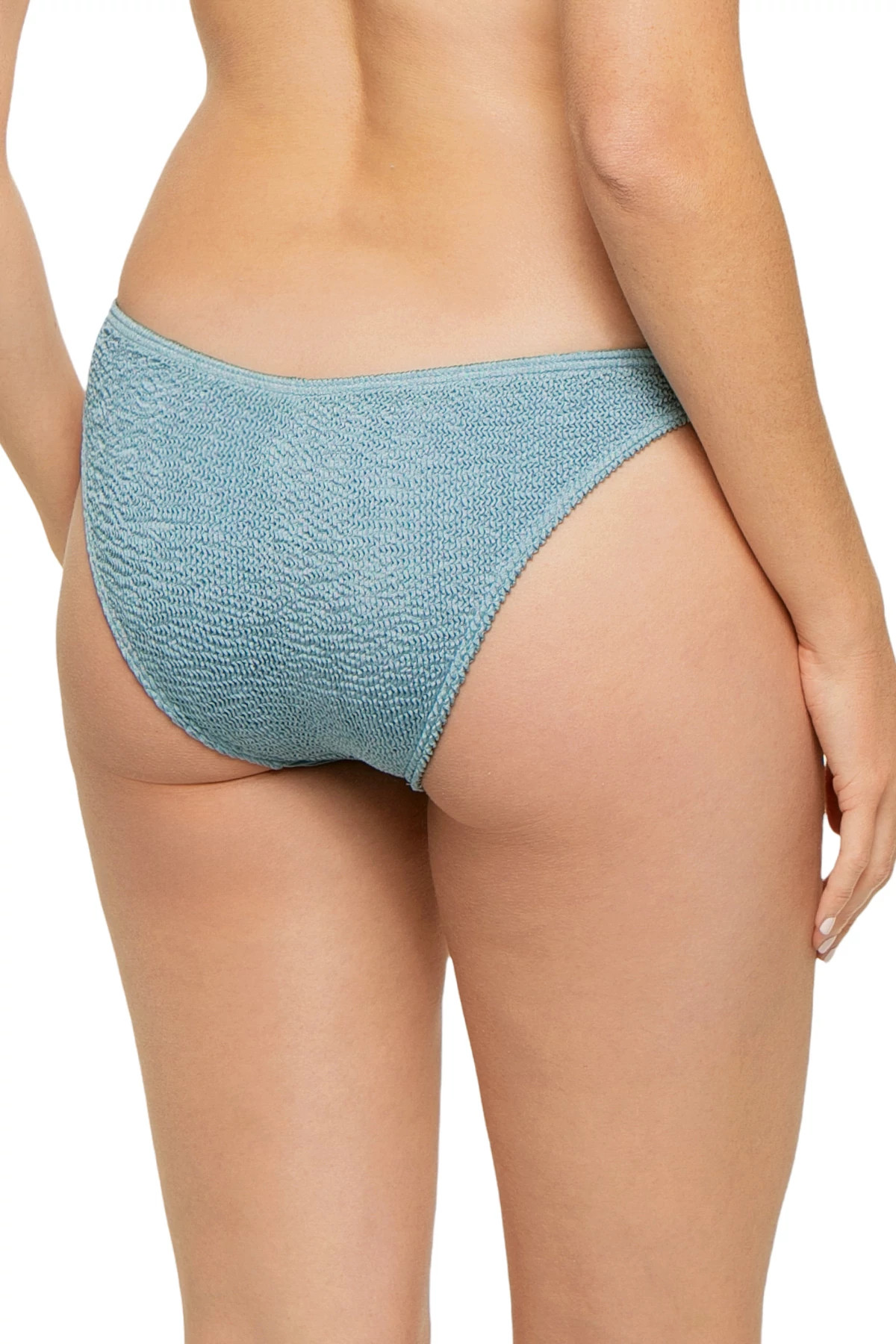 SLATE BLUE SHIMMER Sign Hipster Bikini Bottom image number 2