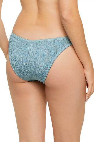 SLATE BLUE SHIMMER Sign Hipster Bikini Bottom