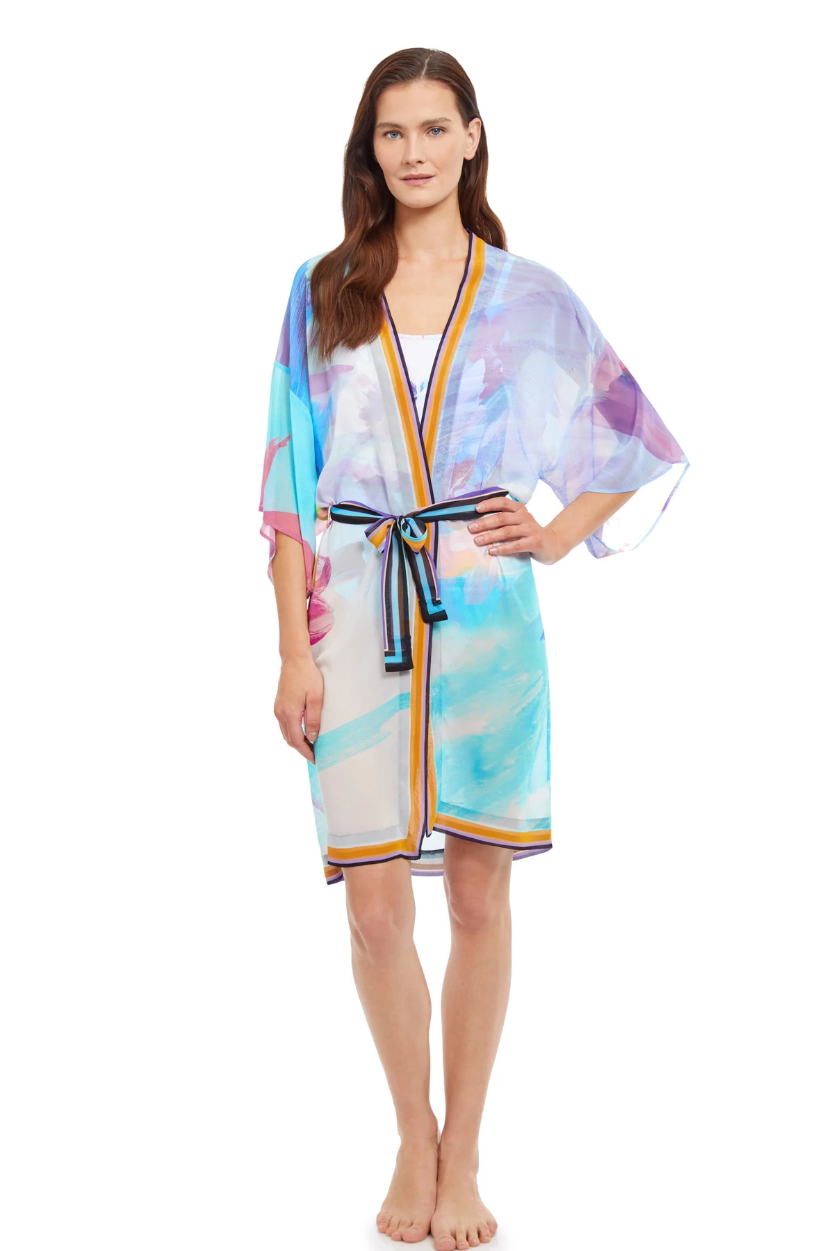 MULTICOLOR Kimono Cover Up image number 1