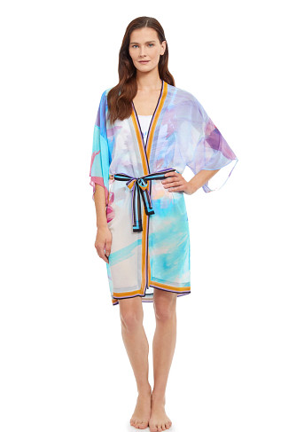 MULTICOLOR Kimono Cover Up