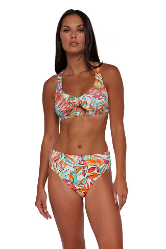 PALM SERENADE SANDBAR RIB Brandi Bralette Bikini Top