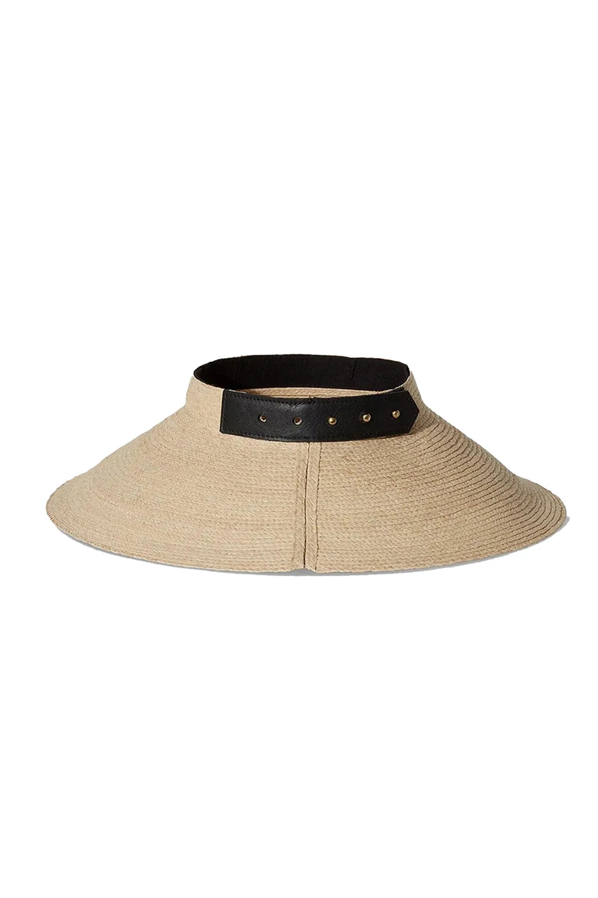 NATURAL Birdie Adjustable Raffia UPF 50+ Visor image number 3