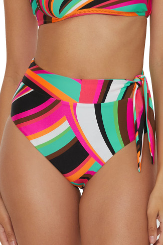 MULTI Swoop High Waist Bikini Bottom