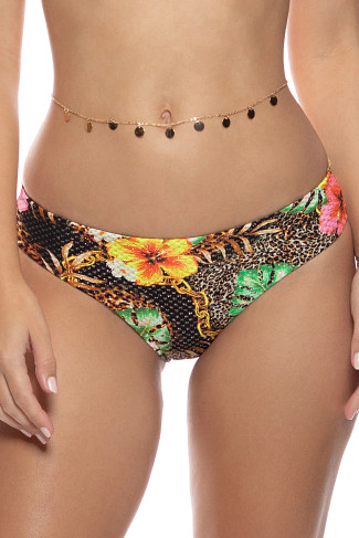 MULTI BLACK Visions of Paradise Hipster Bikini Bottom