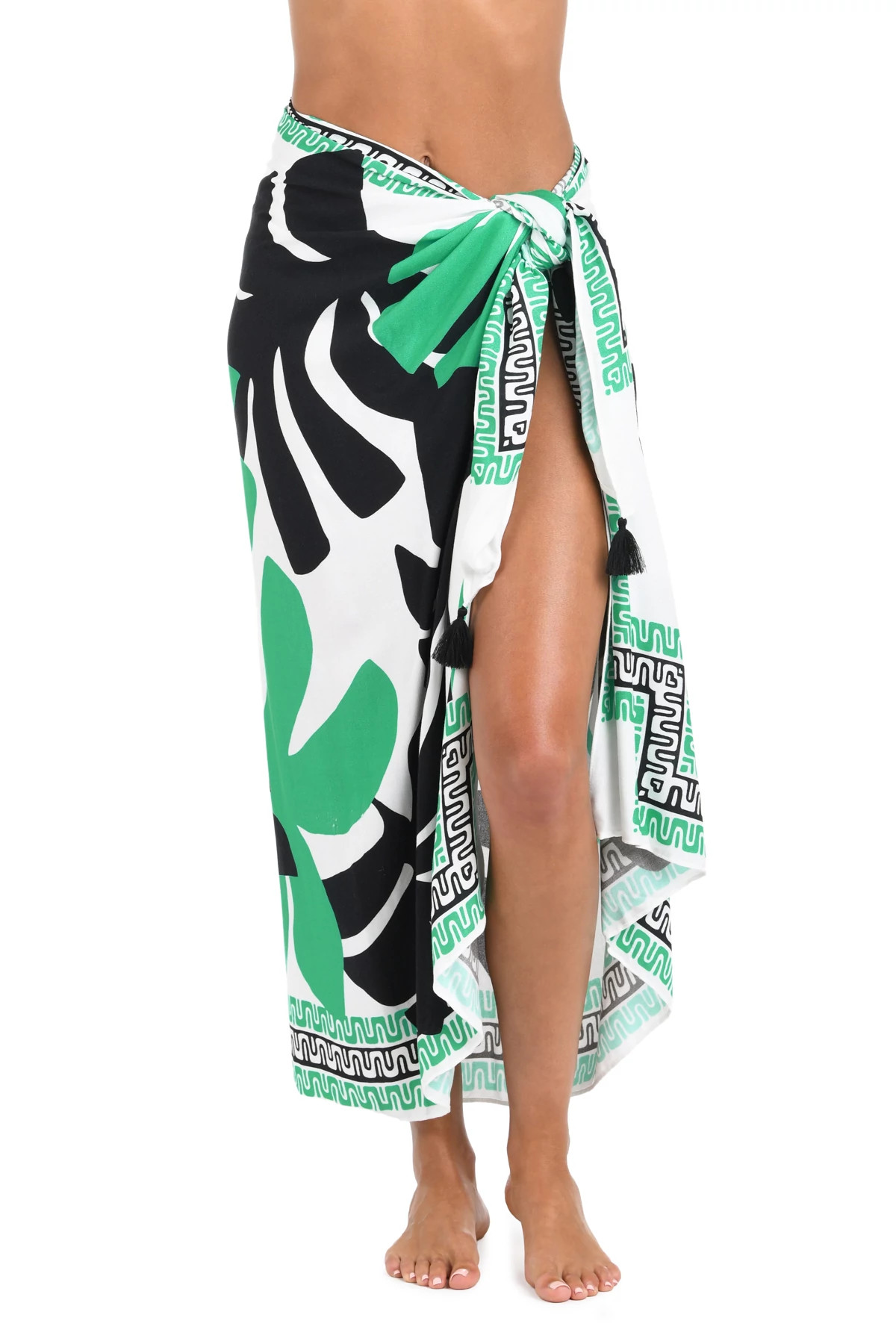 MULTI Monstera Convertible Sarong image number 1