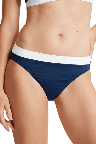 MARE NAVY Banded Waist Hipster Bikini Bottom