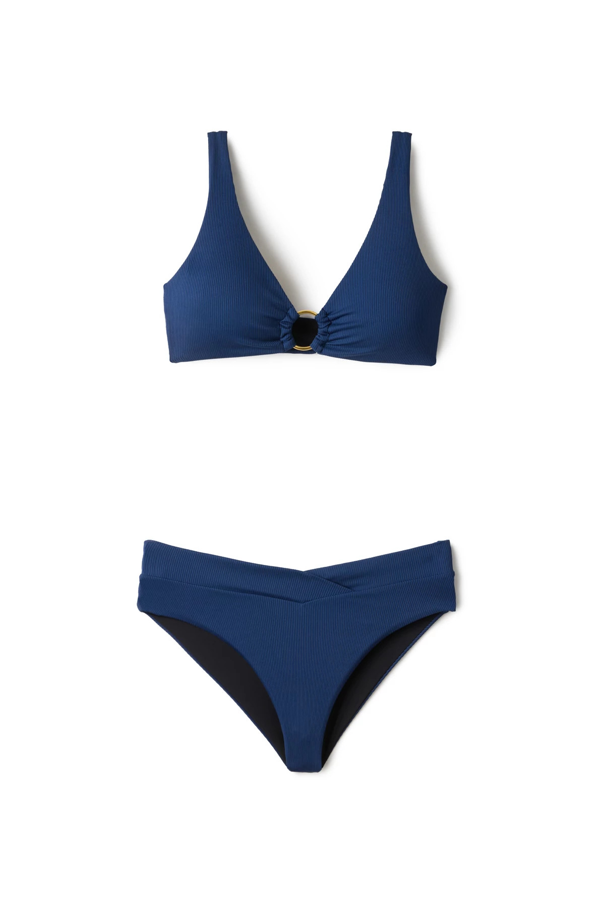 NAVY Lido Banded High Waist Bikini Bottom image number 3
