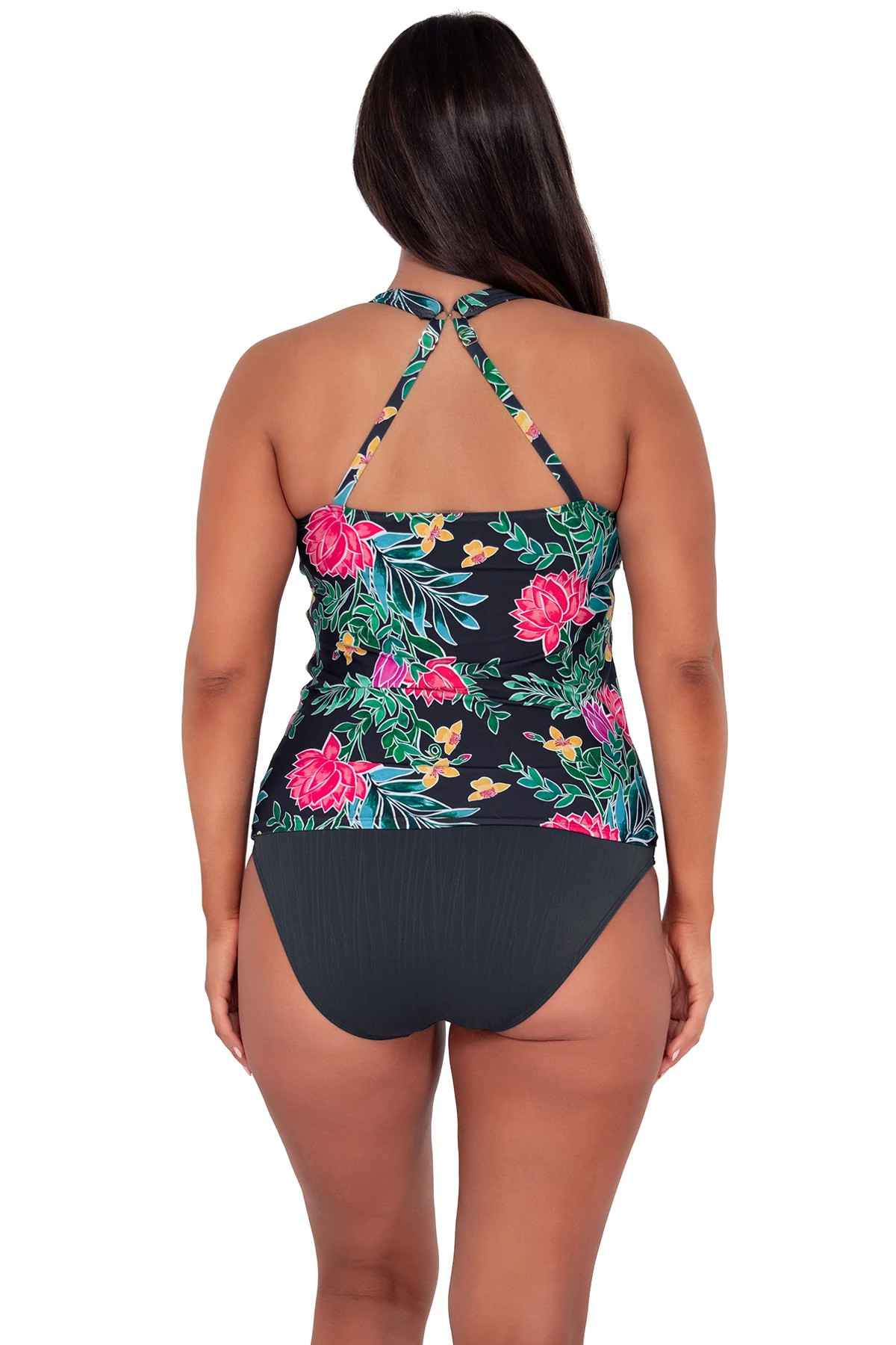 TWILIGHT BLOOMS Emerson Tankini Top image number 2