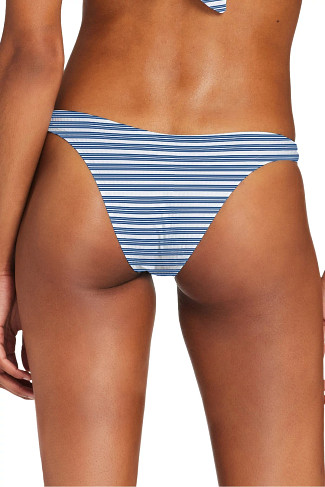 SARDINIA STRIPE California High Leg Brazilian Bikini Bottom