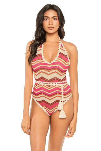 BERRY Lilou Crochet One Piece Swimsuit