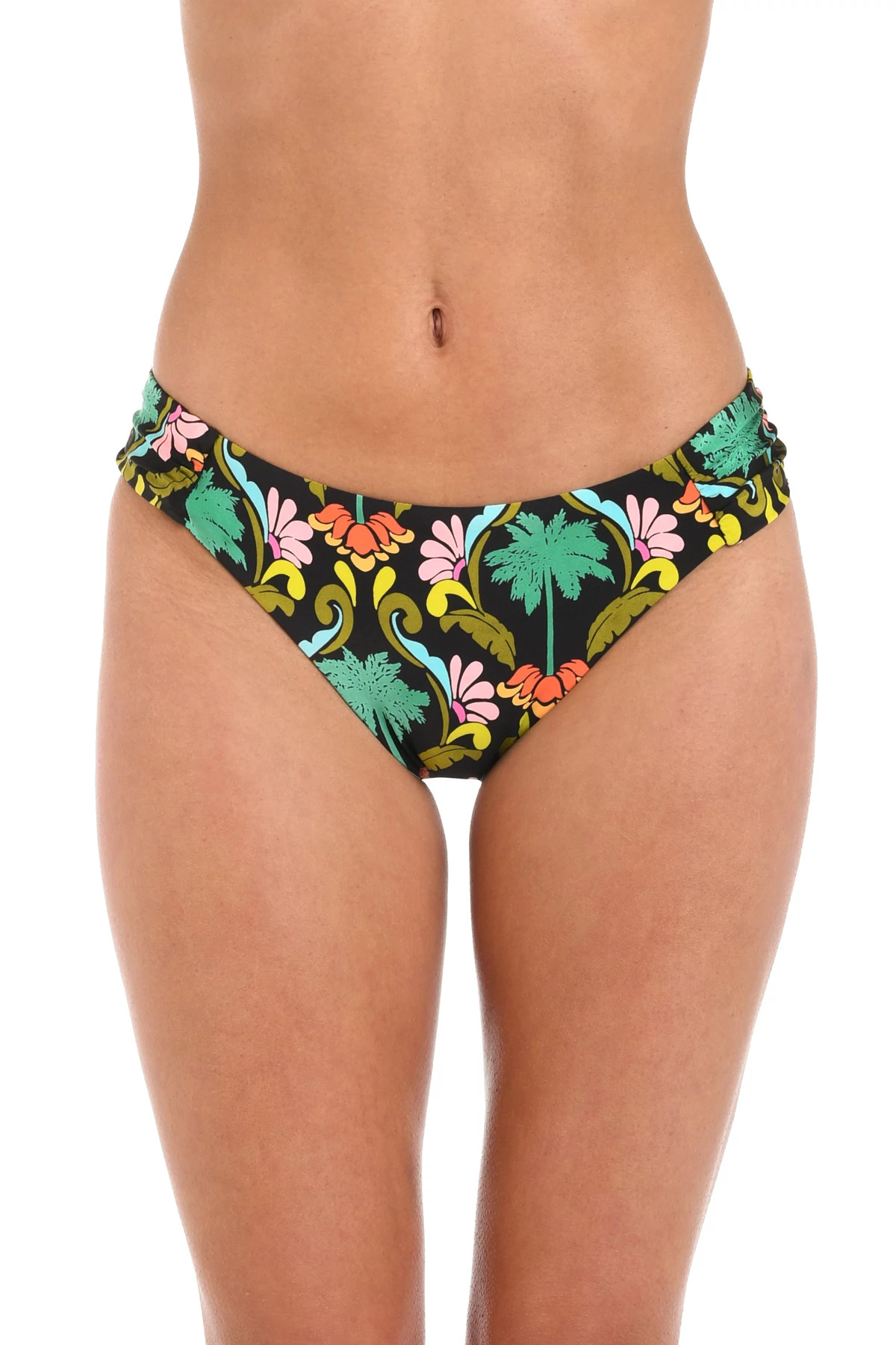 MULTI Palm Mirage Hipster Bikini Bottom image number 1