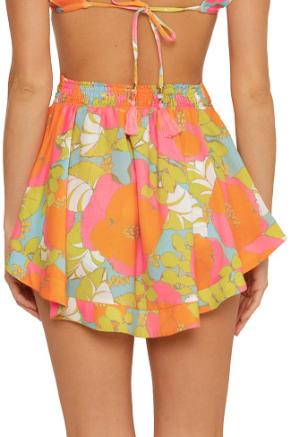 MULTI Playa De Flor Mini Skirt