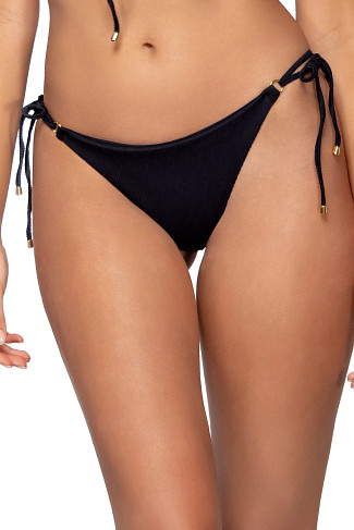 BLACK SAND Venice Tie Side Brazilian Bikini Bottom