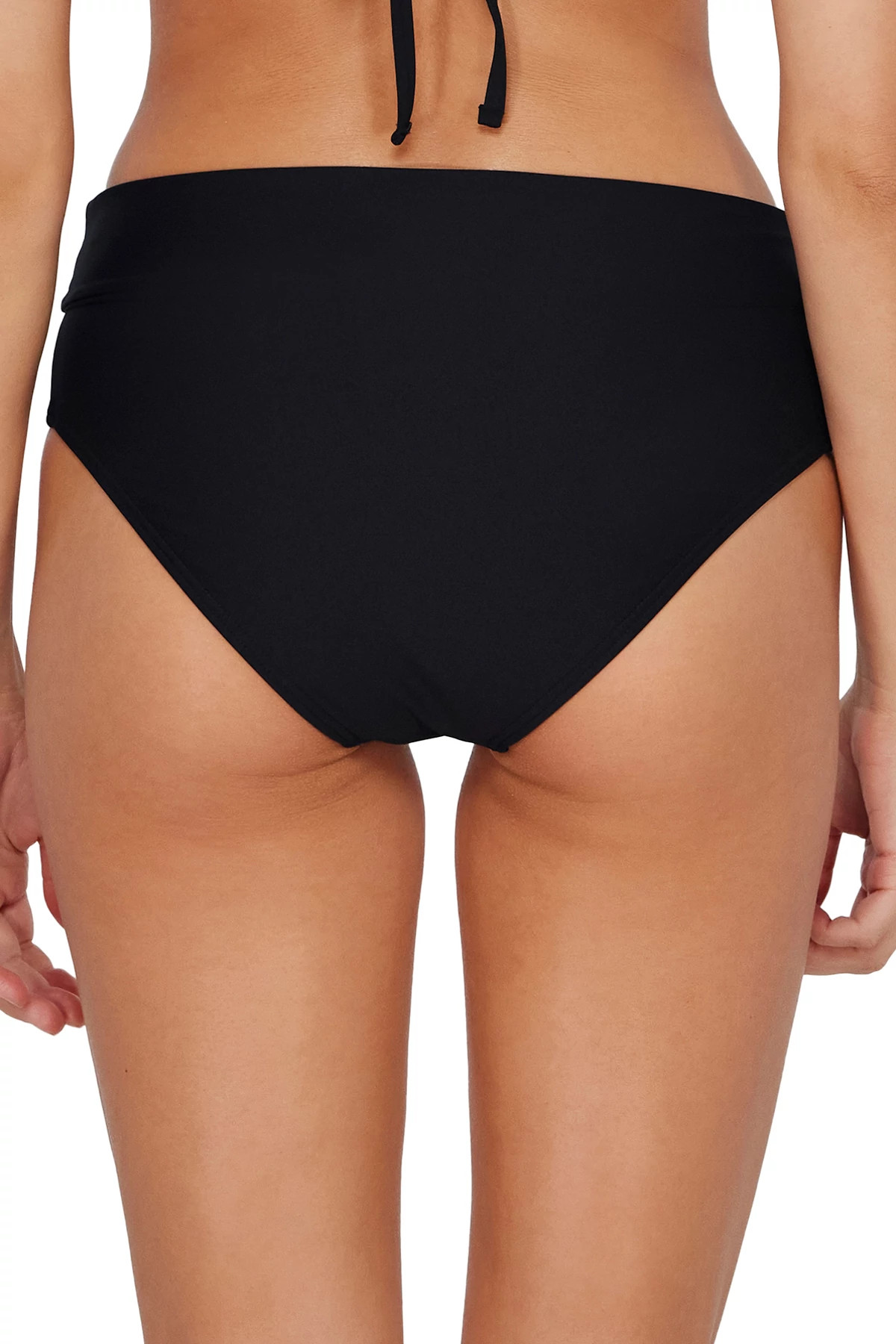 BLACK Capri High Waist Bikini Bottom image number 3