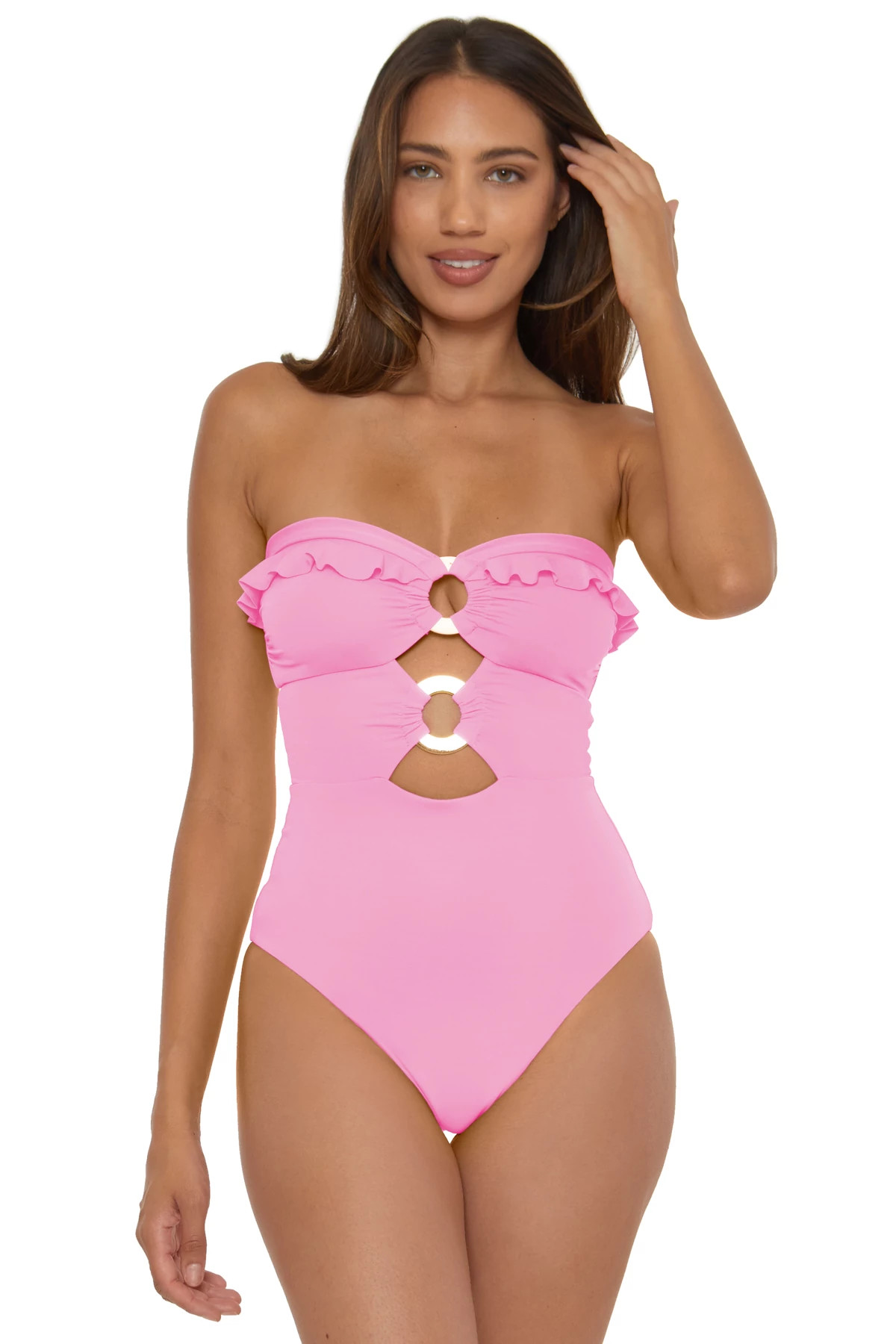 ROSY Buckle Up One Piece Swimsuit image number 2