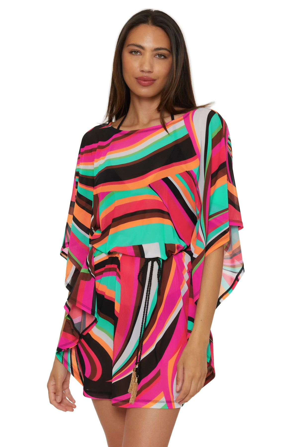 MULTI Anissa Belted Caftan image number 1