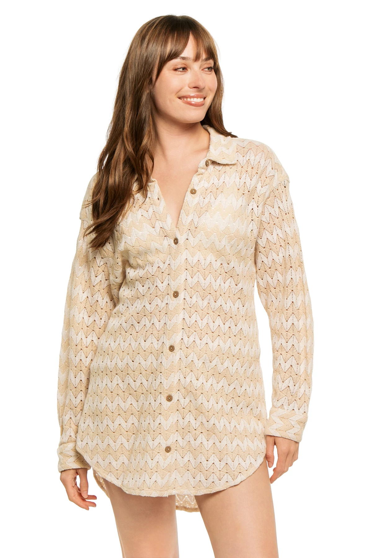 CABANA STRIPE Crochet Boy Shirt image number 3