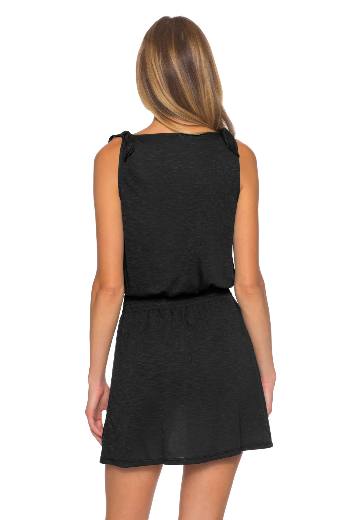 BLACK Breezy Basics Mini Dress image number 2