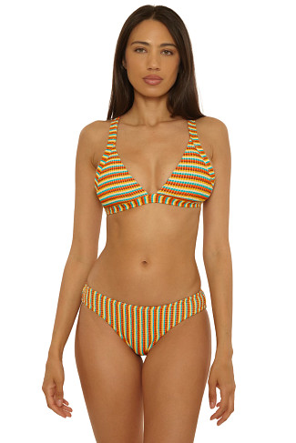 MULTI Ocean Wave Triangle Bikini Top