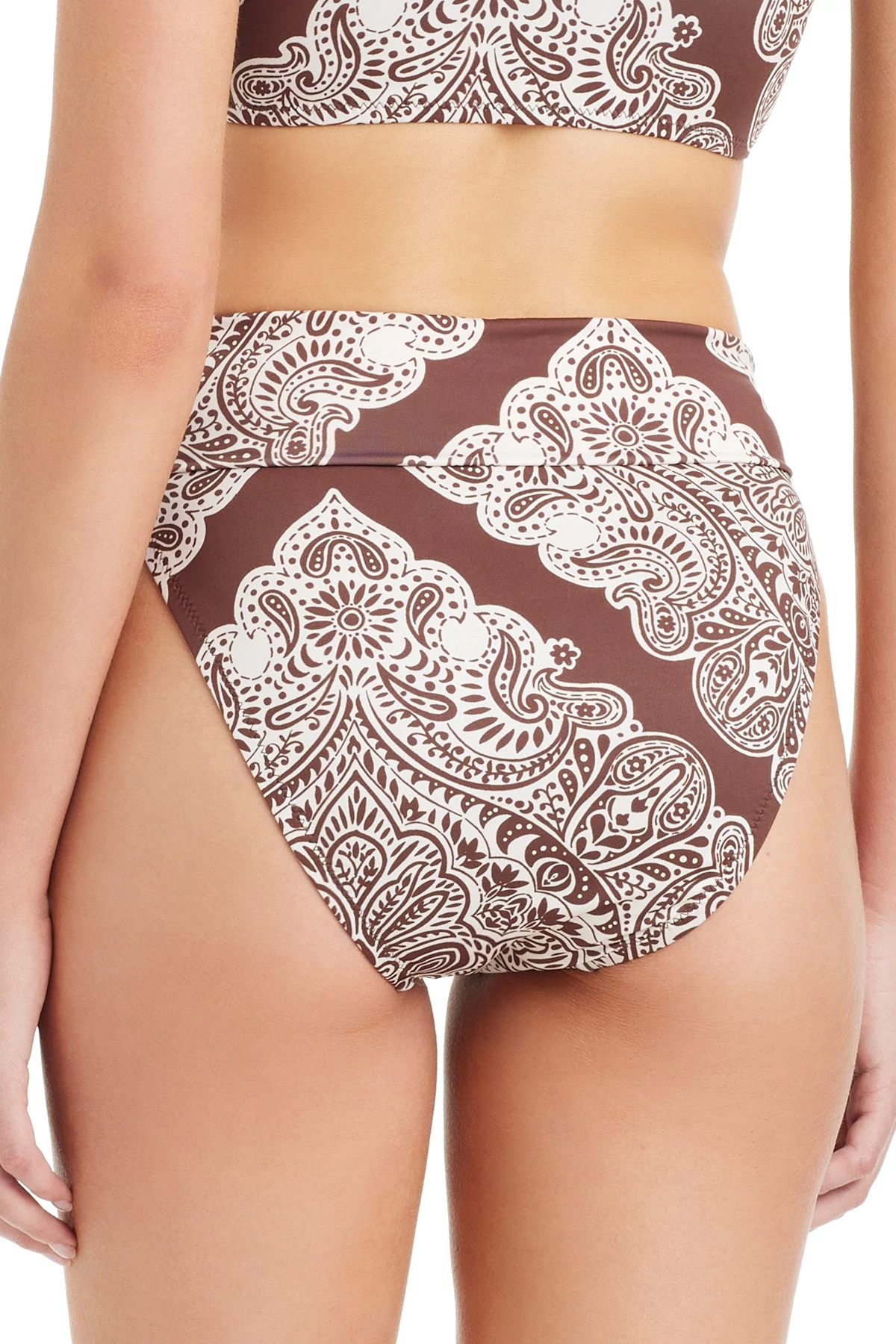 Banded High Waist Bikini Bottom image number 2