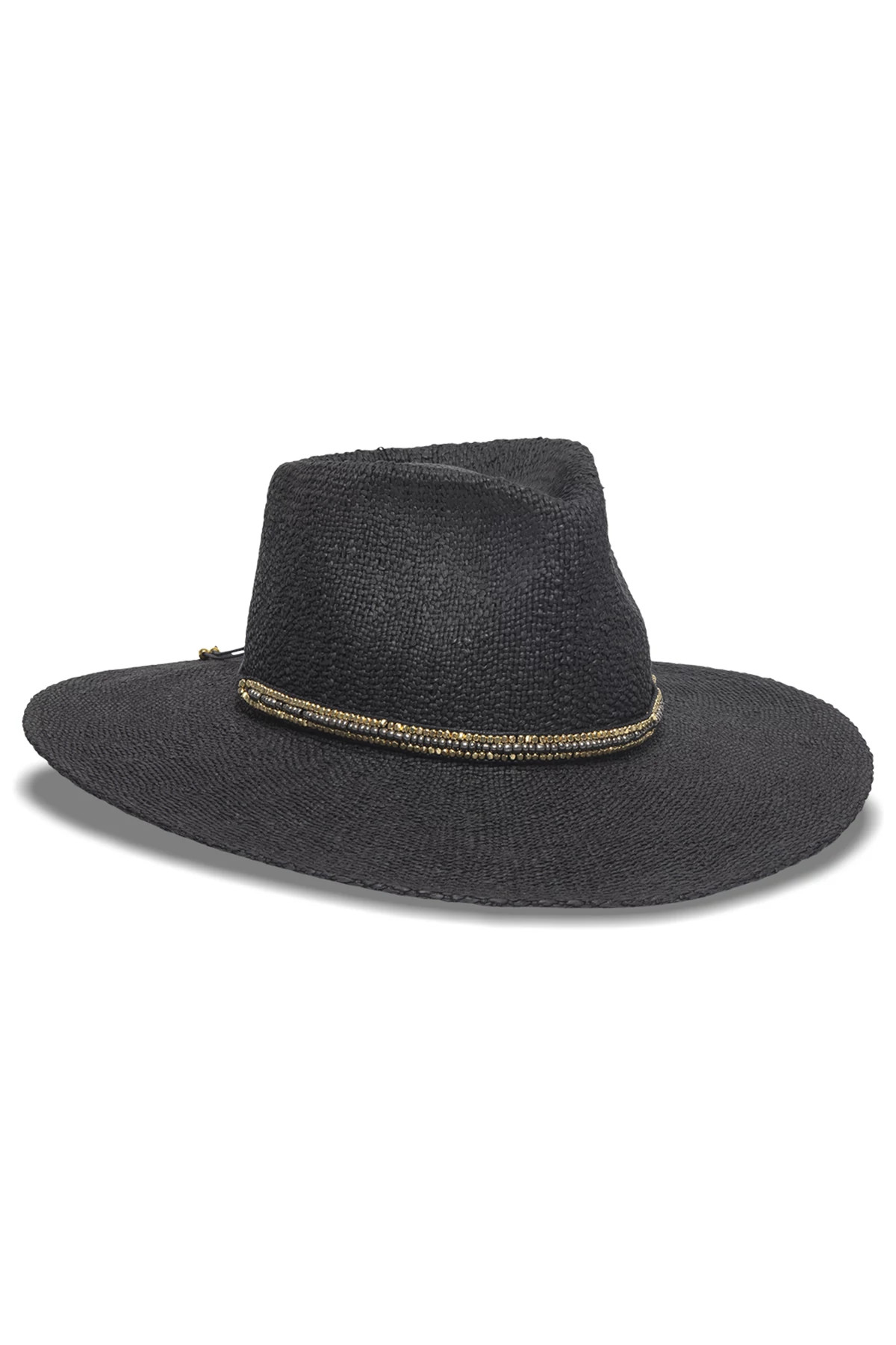 BLACK Monte Carlo Beaded Trim Rancher image number 1