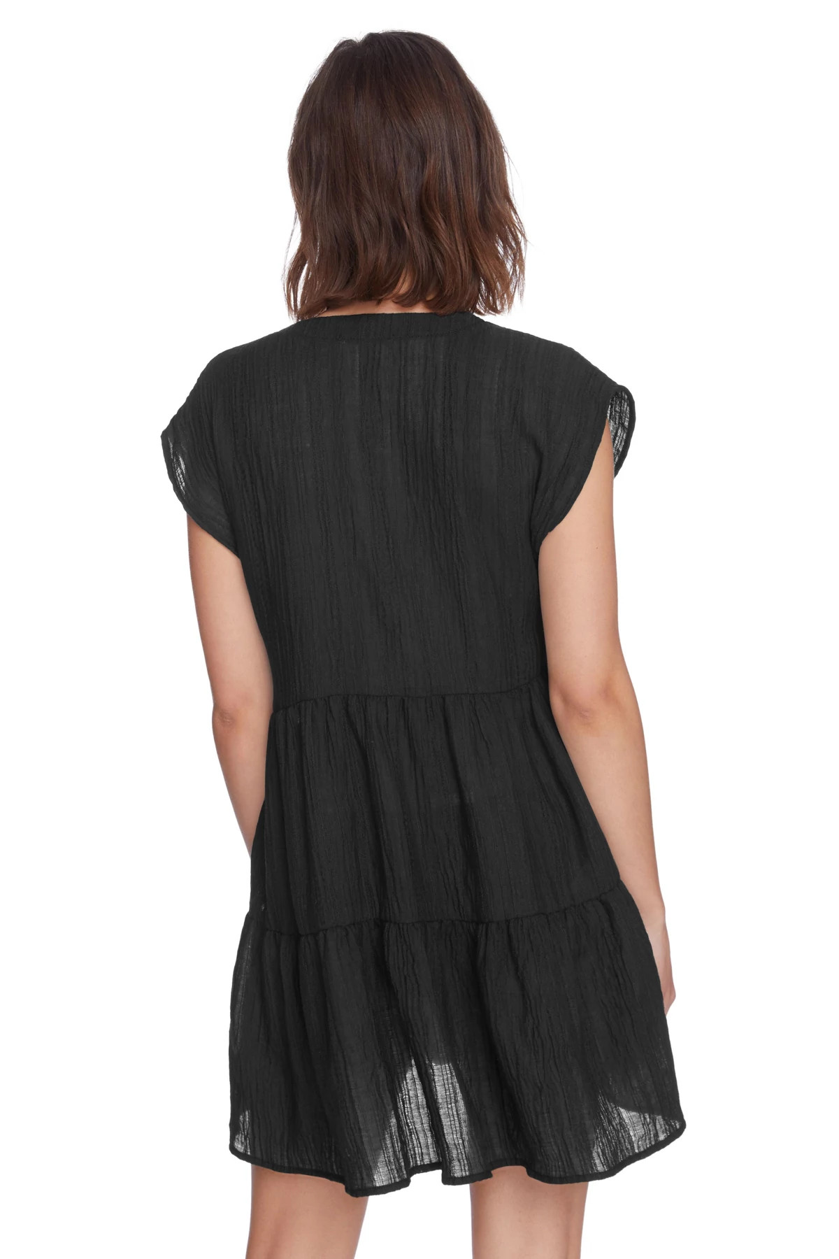 BLACK Michelle Flouncy Tunic image number 2
