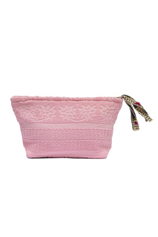 BABY PINK Walakin Eponge Medium Clutch