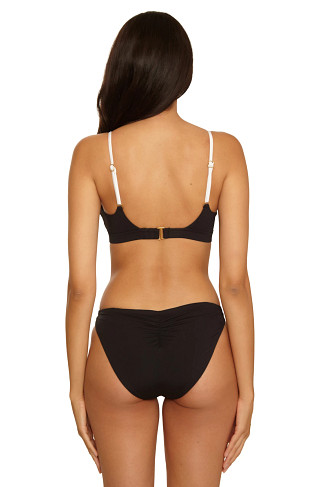 BLACK Cara Bralette Bikini Top