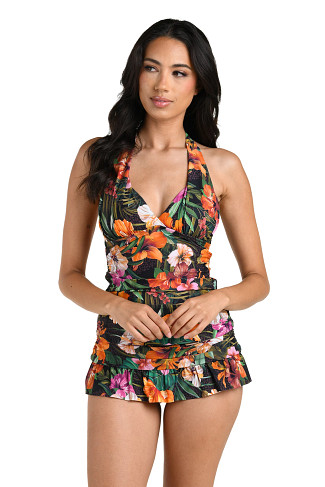 MULTI Halter Goddes Tankini Top