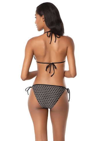 BLACK Sliding Triangle Bikini Top