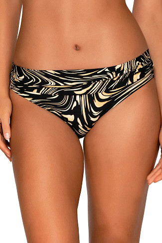 ACROSS THE UNIVERSE Unforgettable Banded Hipster Bikini Bottom