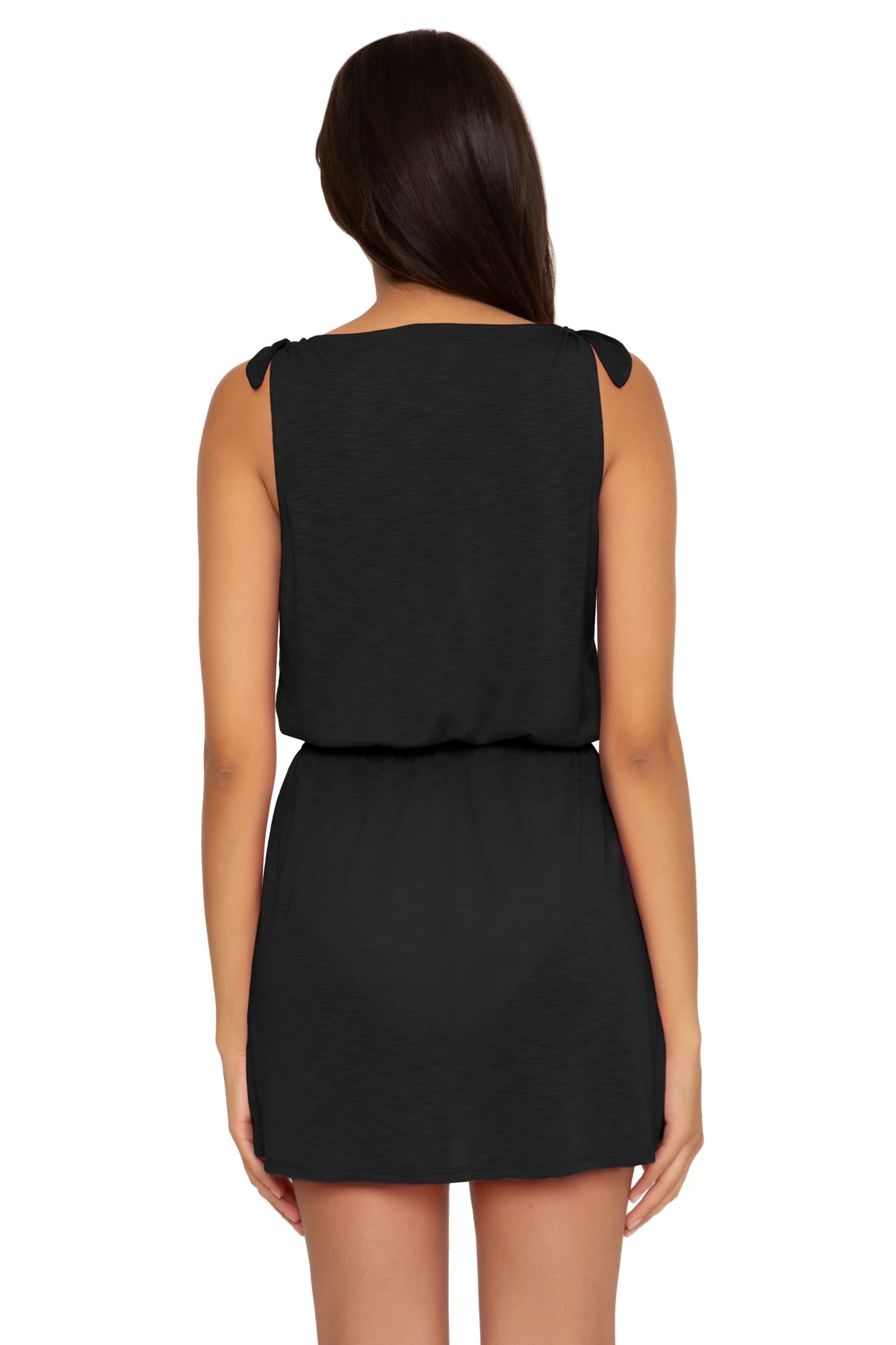 BLACK Breezy Basics Mini Dress image number 2