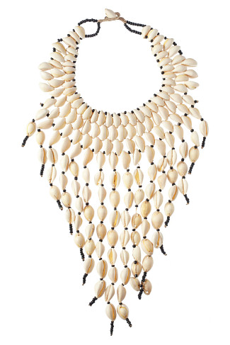 WHITE Cowry Shell Necklace