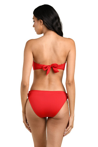 RUBY Ruffle Bandeau Bikini Top