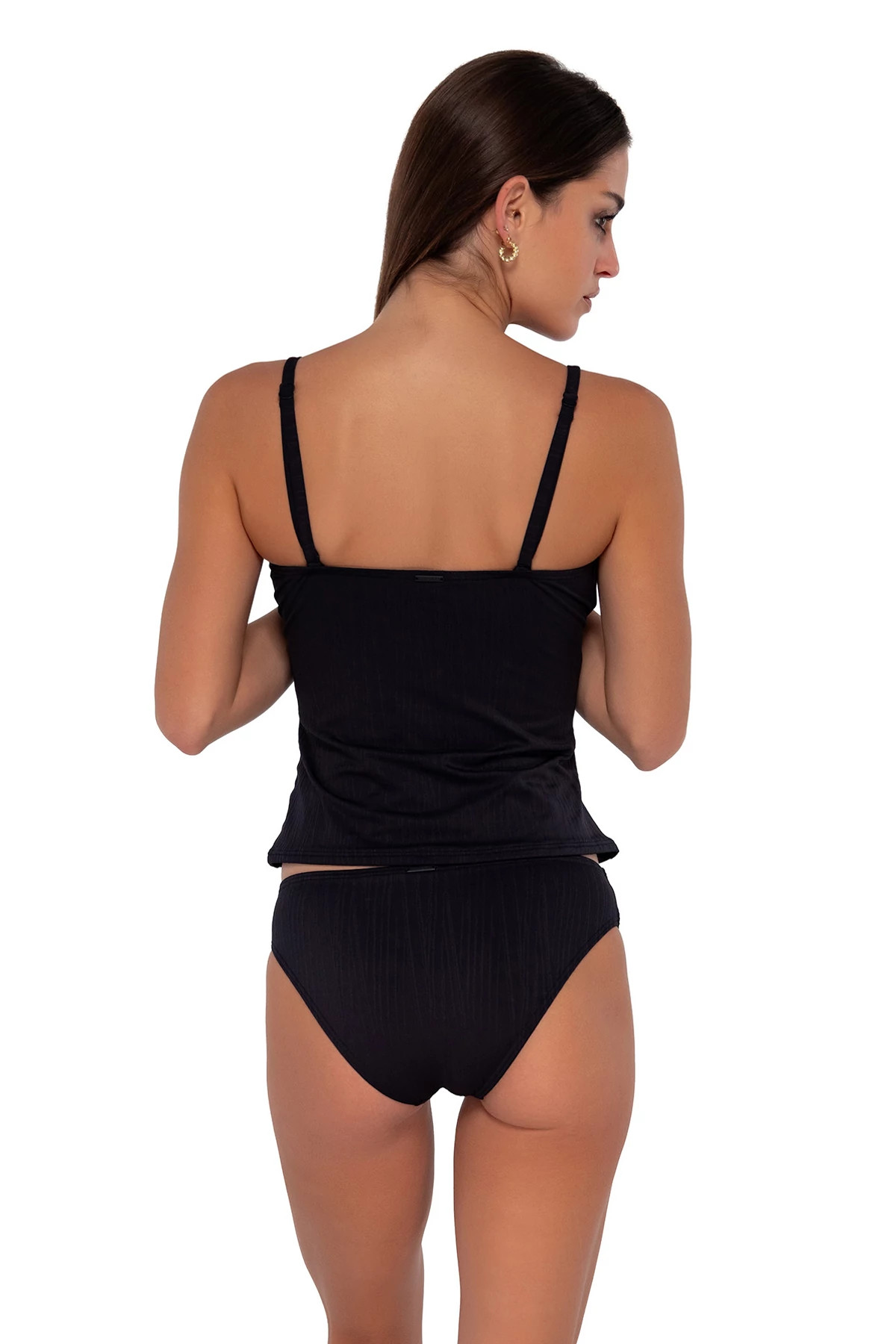 Sunsets Swimwear Black Simone Tankini Top –