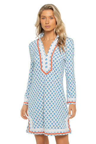 BLUE Long Sleeve Tunic