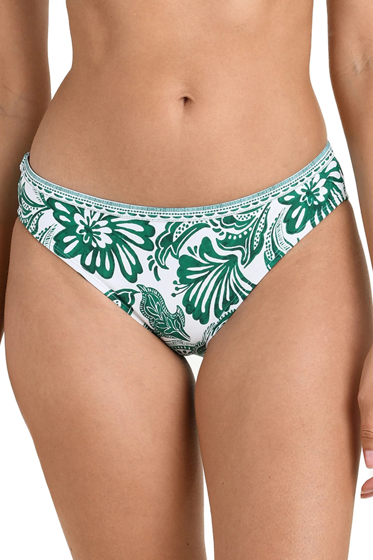 JUNGLE Banded Hipster Bikini Bottom image number 1