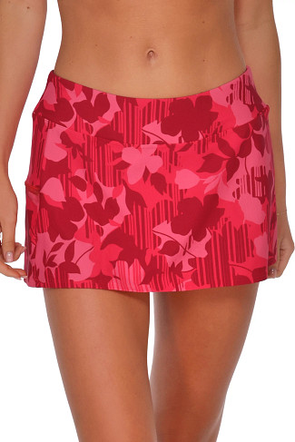 RAMBLING ROSE Sporty Swim Skirt