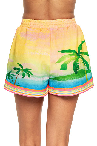 BAHAMA BREEZE Bahama Breeze Tropical Print Shorts