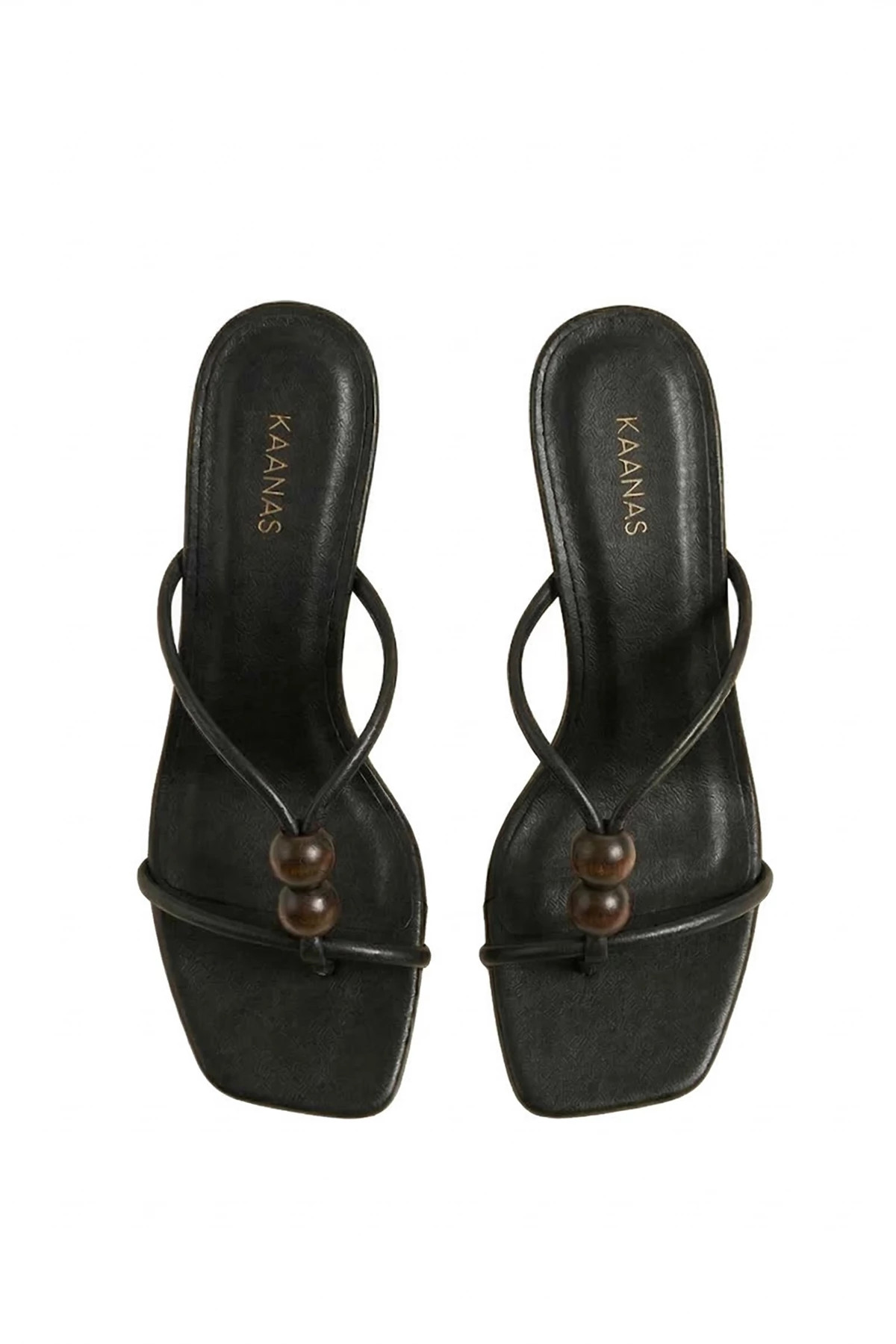 BLACK Sorella Leather Heeled Sandal image number 1