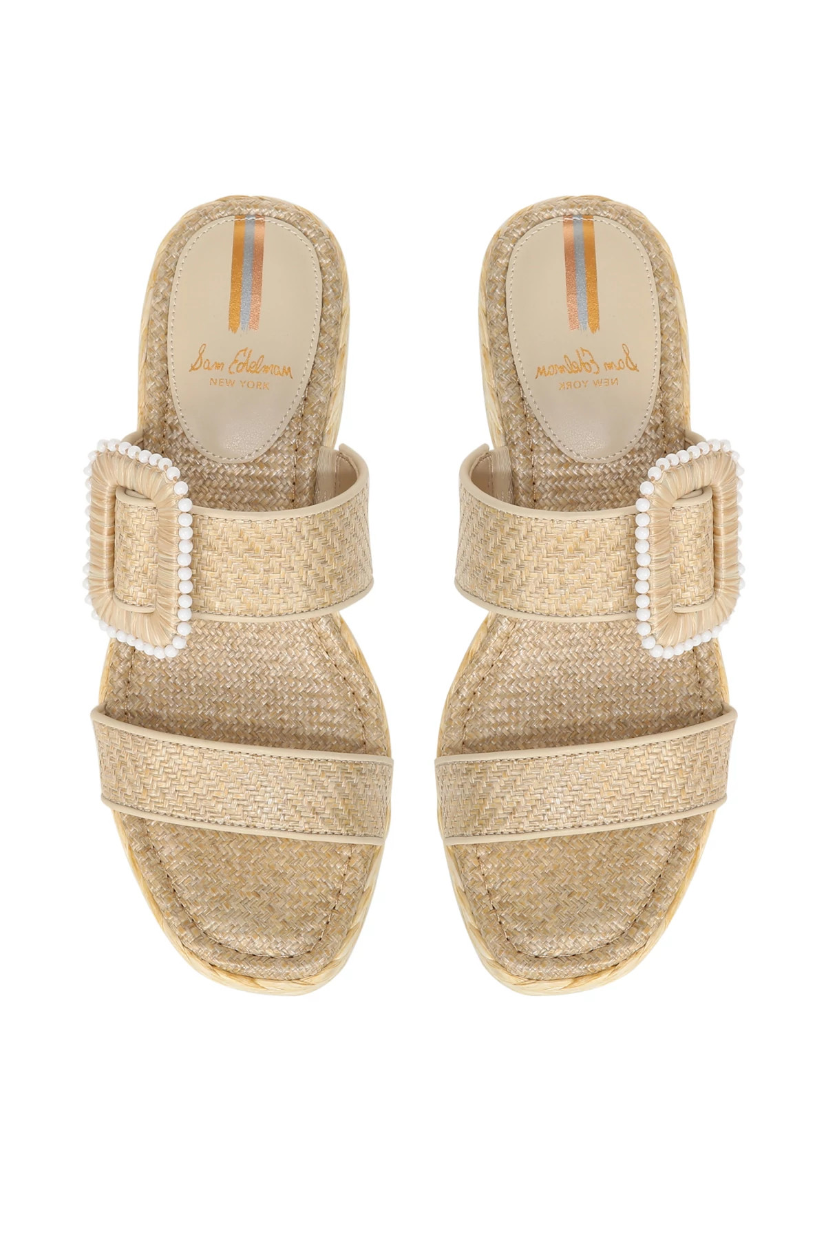 EGG SHELL Chase Espadrille Wedge image number 1