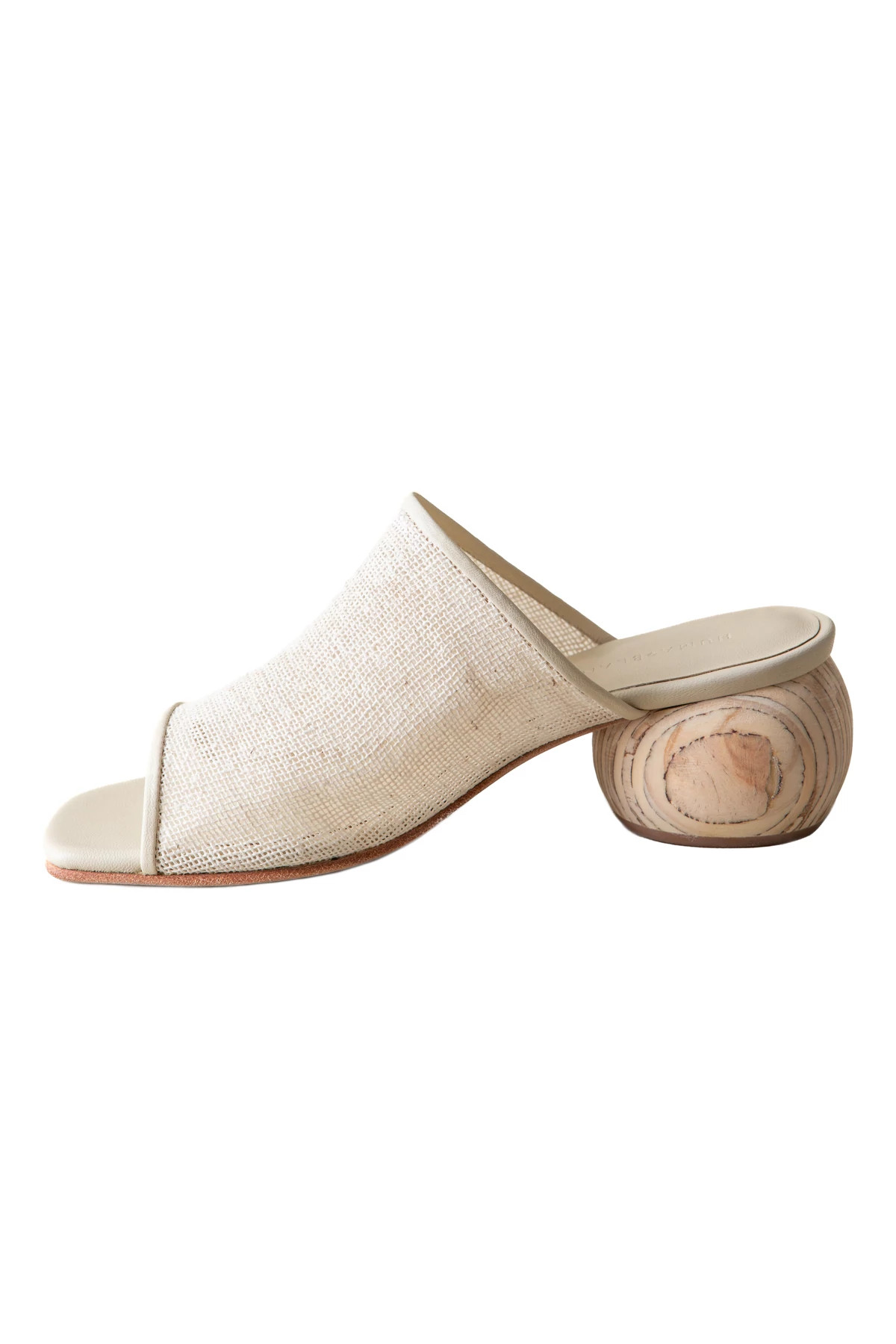 NATURAL JUTE Milla Heeled Slide image number 4