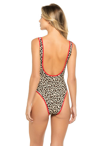 LEOPARD/FLAME Martinique One Piece Swimsuit
