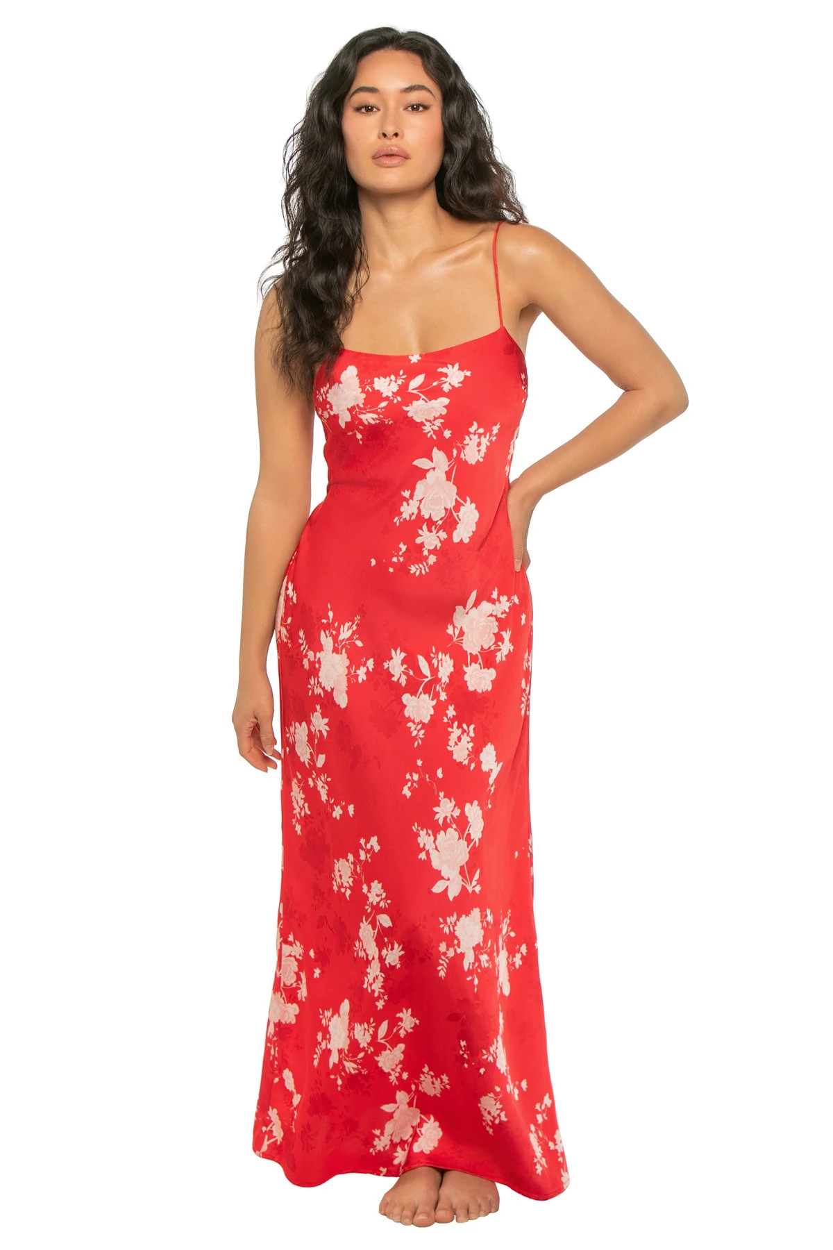 KISS ME RED Alyse Darya Maxi Dress image number 1