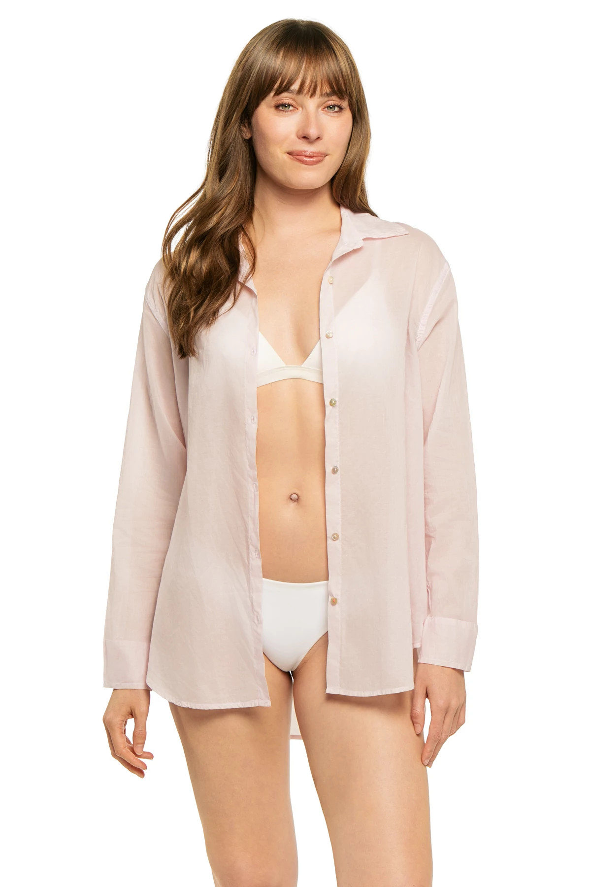 BALLERINA PINK Destinations Oversized Shirt Dress image number 3