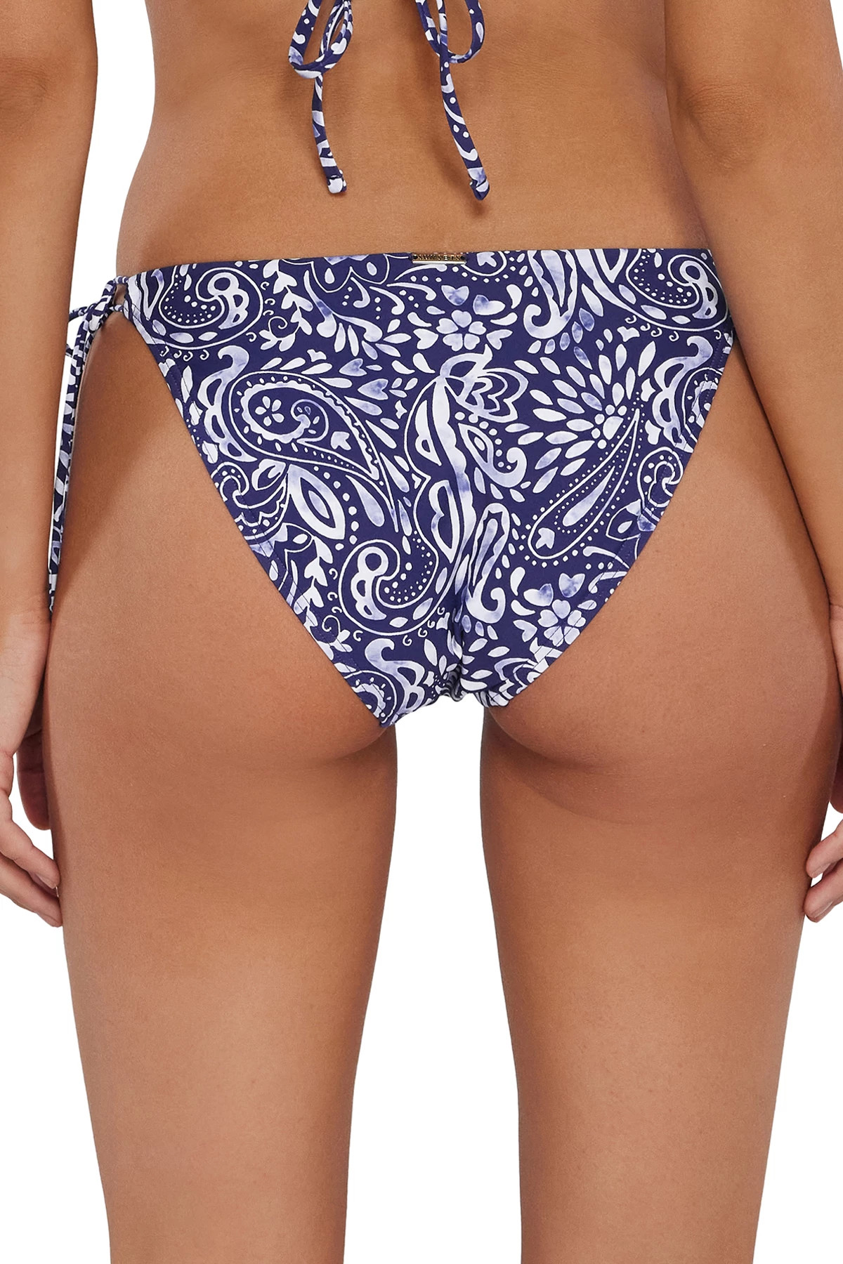 MARINA Everlee Tie Side Hipster Bikini Bottom image number 2